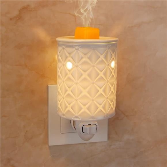 Ceramic Wax Melt Warmer, Diffuser for Fragrance Oil, Wax Warmer for Scented Wax - Picture 1 of 6